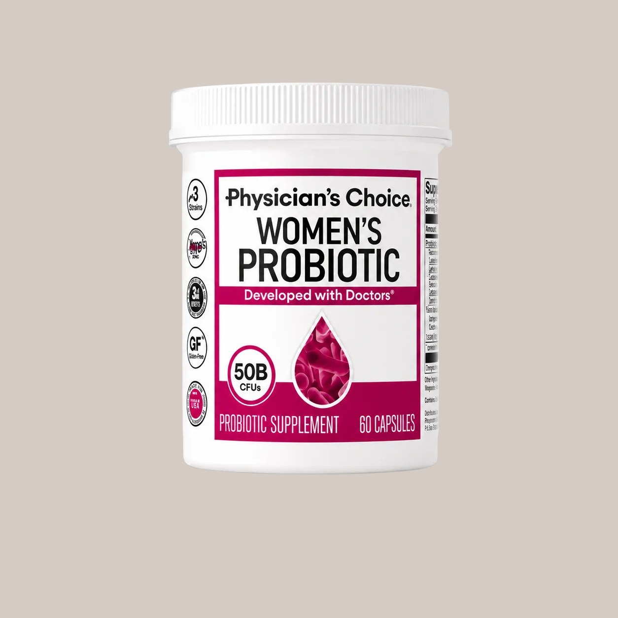 Probiótico Femenino Physician’s Choice 50B CFU