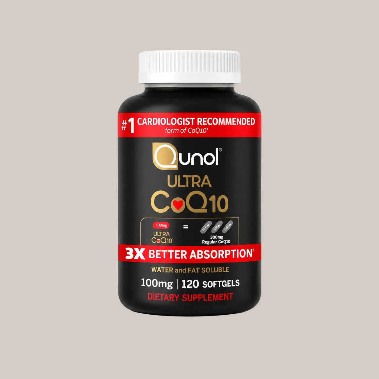 Qunol Ultra CoQ10 100mg Softgels