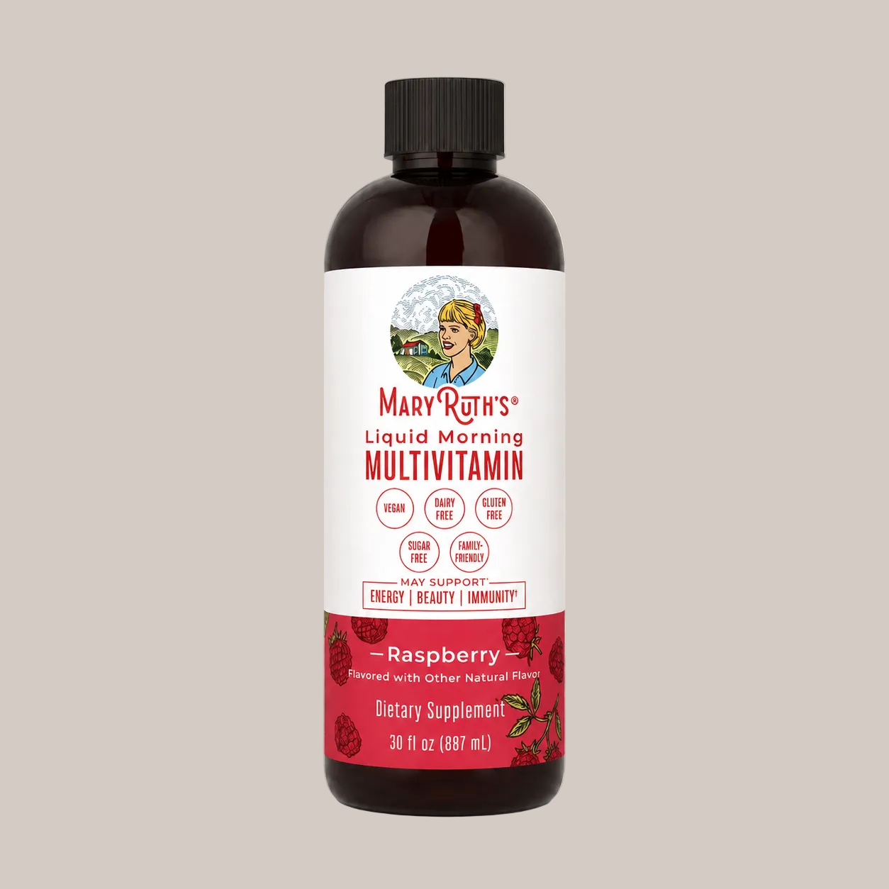 MaryRuth’s Liquid Morning Multivitamin Raspberry